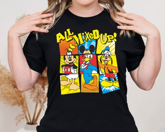 Disney Mix Shirt, Mickey Mouse Shirt, Disney Donald Goofy Shirt, Disneyland Vacation Shirt, Disney Family Adventure Shirt