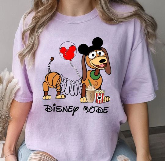 Disney Pixar Toy Story Slinky Dog Disney Mode Shirt, Slinky Mickey Ears Shirt, Magic Kingdom Disneyland Vacation Shirt