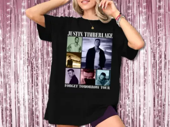 Justin Timberlake Eras Tour Inspired Shirt, Justin Timberlake - NSYNC Summer Casual Short Sleeve Tee For Unisex, Musician Merch for Fan