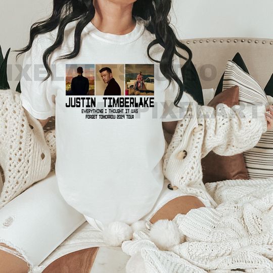 Justin Timberlake Everything I Thought It Was Tour Shirt, The Forget Tomorrow World Tour Tee, JT Fan, N'SYNC JT, Justin Timberlake Fan Shirt