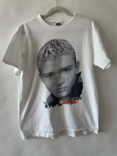 Vintage Justin Timberlake NSYNC Tultex T-Shirt, Unisex S-5XL Shirt, Casual Short Sleeve Tee For Unisex, Music Concert Outfit