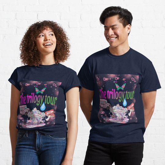 The Triology Tour Classic T-Shirt, Aethetic Cotton Short Sleeve T-shirt, Melanie Martinez Music Inspired Men Clothing for Fan, T-shirt for Music Lover
