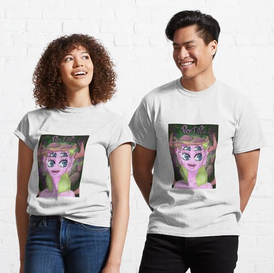 Portals Nymph Classic T-Shirt, Funny Graphic Cotton Short Sleeve T-shirt, Melanie Martinez Music Tour Inspired Men Clothing