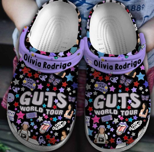 Olivia Rodrigo Clogs Shoes,Olivia GUTS Sandals,Olivia Rodrigo Merch,Olivia Rodrigo Summer Shoes,Olivia Fans Gift,Men Sandals,Shoes For Women