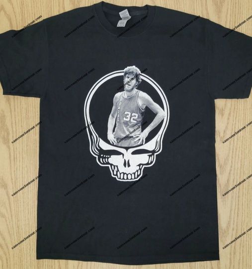Bill Walton Tribute T-Shirt, Grateful Dead - The Original - Big Red, Big Bill Walton SYF lot shirt