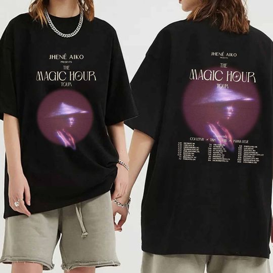 Jhene Aiko The Magic Hour Tour 2024 Shirt Summer T-shirt Cotton Handmade Vintage Design - Trending Street Fashion