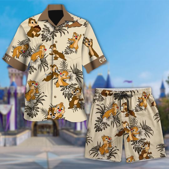 Squirrel Tropical Hawaii Shirt, Squirrel Movie Button Up Comfortable Tee for Men, Women, Kids - Trending Street Fashion