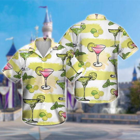Cocktail Margarita Summer Hawaiian Comfortable Tee for Men, Women, Kids - Trending Street Fashion