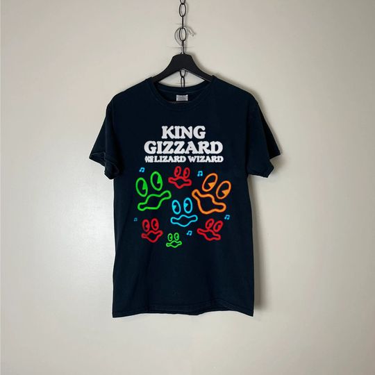 KGLW Fish Blade Runner Vintage T shirt, Rock Band 90s Cotton tshirt for fans, Short Sleeve Casual Shirt