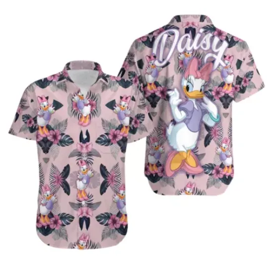 Discover Daisy Duck Hawaiian Shirt, Daisy Duck Beach Summer Shirt, Funny Daisy Duck Shirt, Comfortable Short Sleeves