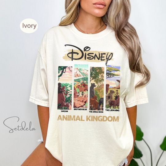Vintage Disney Lion King Cotton Shirt, Retro Lion King Floral Shirt, Simba Timon Pumbaa, Animal Kingdom Shirt,Disney Family Trip Tee