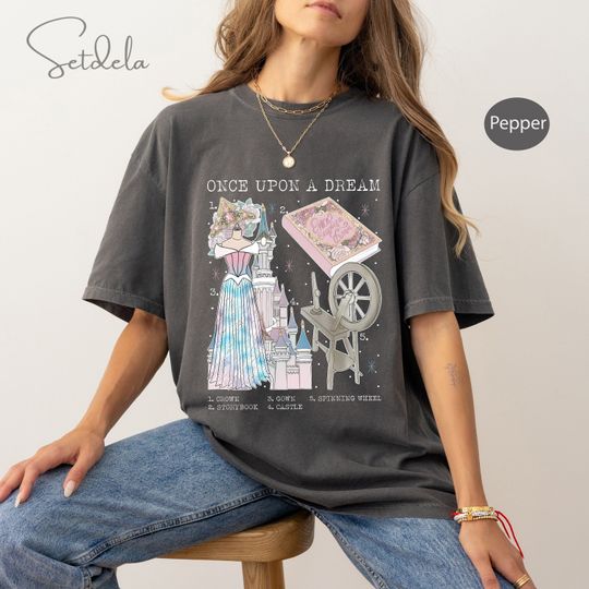 Aurora Princess Cotton Shirt, Sleeping Beauty Shirt, Disney Princess Shirt, Disney Characters Shirt, Disney Girl Trip Shirt, Disneyland Shirt