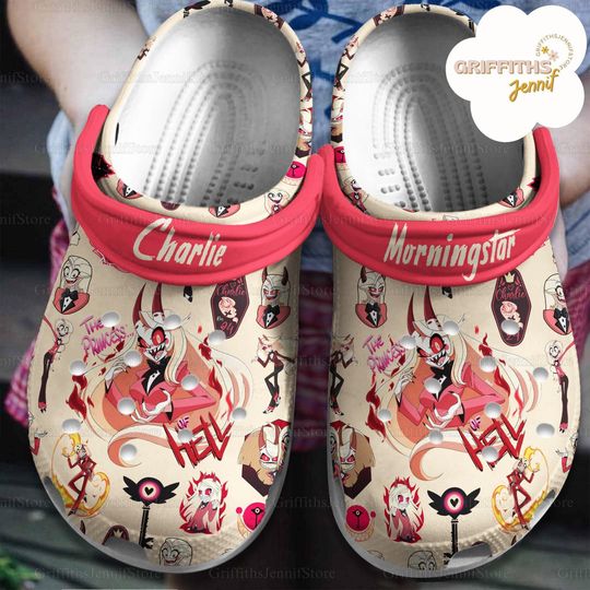 Hazbin Hotel Shoes, Charlie Shoes, Hazbin Hotel Summer Shoes
