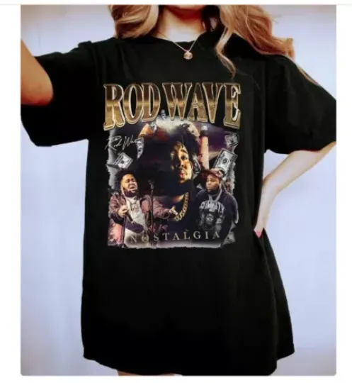 Rod Wave Shirt, Rod Wave Nostalgia Rap Music Shirt, Comfortable Short Sleeves