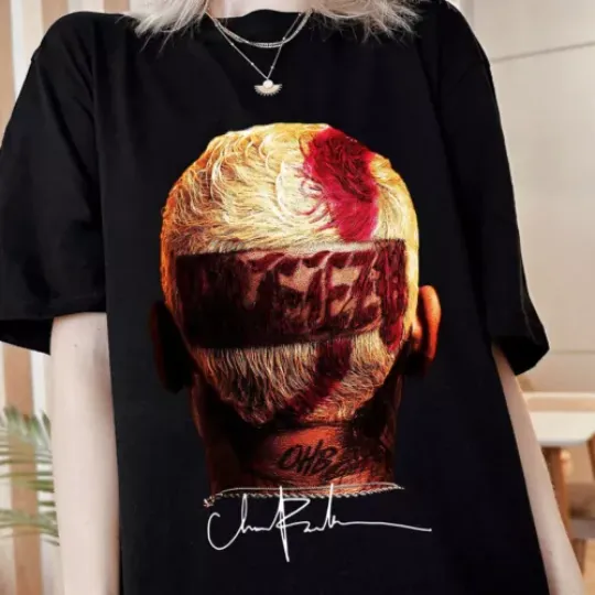 Chris Brown Shirt, Chris Brown Fan Shirt, Chris Brown Homage 90s Graphic Tee, Po
