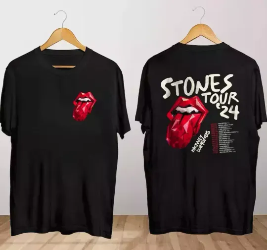 The Rolling Stones Hackney Diamonds Tour 2024 T Shirt, The Rolling Stones Concer