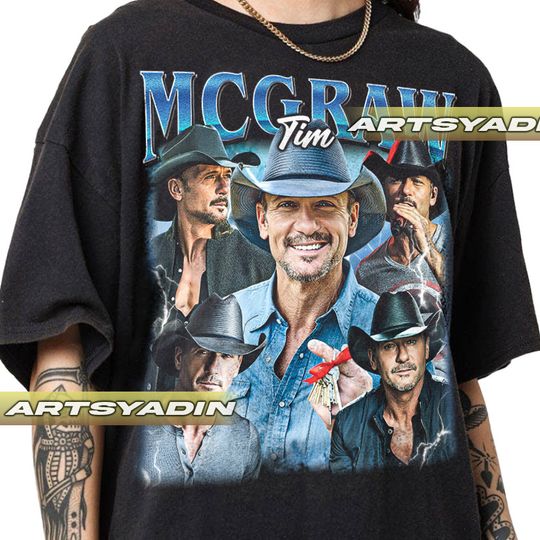 Tim McGraw Unisex Softstyle Trendy Tshirt, Cotton T-Shirt, Casual Short Sleeve Tee, Trending Fashion