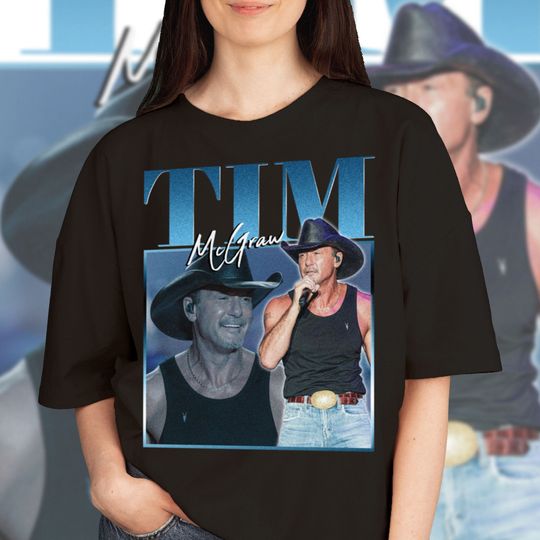 Tim Mcgraw Tour 2024 Unisex T-Shirt, Trendy Tshirt, Cotton T-Shirt, Casual Short Sleeve Tee, Trending Fashion