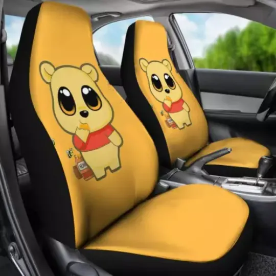 Cute Baby Pooh Bear Best Gift For Winnie The Pooh Fans Car Seat Covers, Disney Car Seat Covers, Car Seat Protector, Car Seat Cover, Car Cover, Disney Car