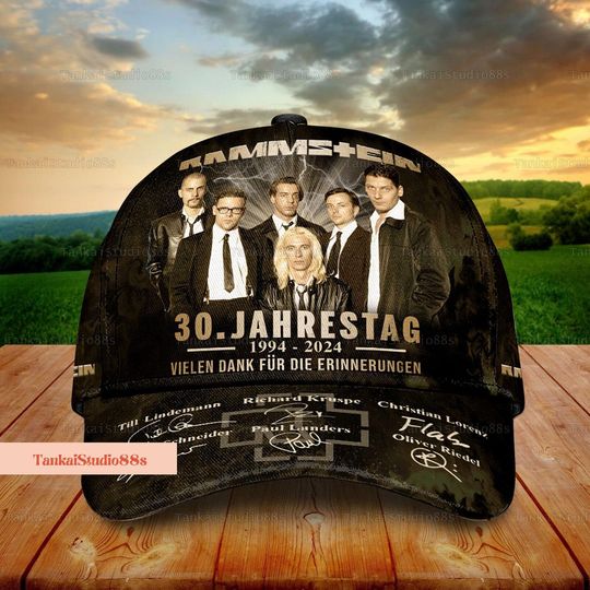 Rock Band 30th Anniversary Cap, Rock Band Classic Cap, Rock Band 1994 2024 Classic Hat, Europe Stadium Tour Cap, 2024 Tour Gift