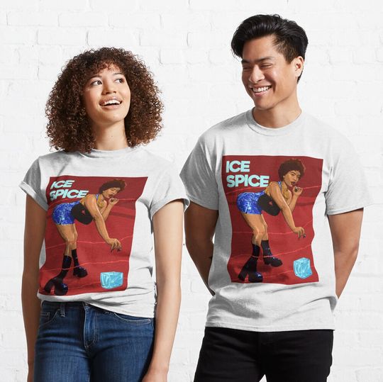 Ice Spice Illustration Classic T-Shirt, Casual Short Sleeve Shirt for Men, Women and Kids , Music Shirt For Fans, Gifts for Fans