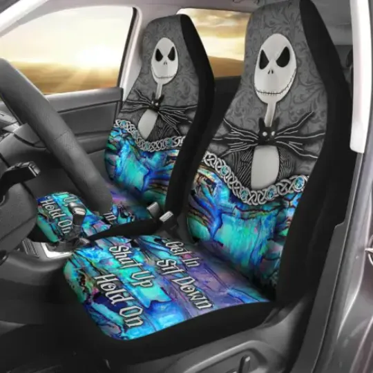 Nightmare Jack Skellington Get In Sit Down Shut Up Hold On Car Seat Covers, Car Seat Protector, Car Seat Cover