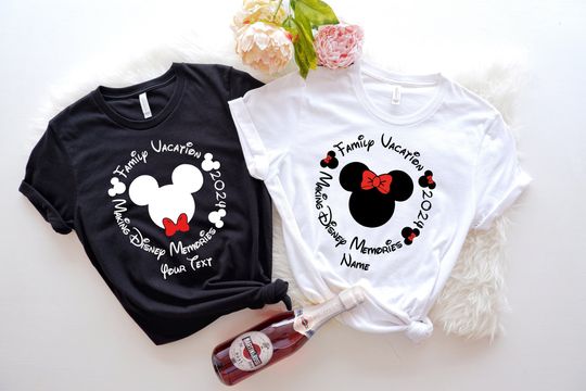Custom Disney Family Matching Shirts | Cotton Soft and Comfortable Short Sleeve Shirt | Family Trip Outfit | Vacay Mode Shirt