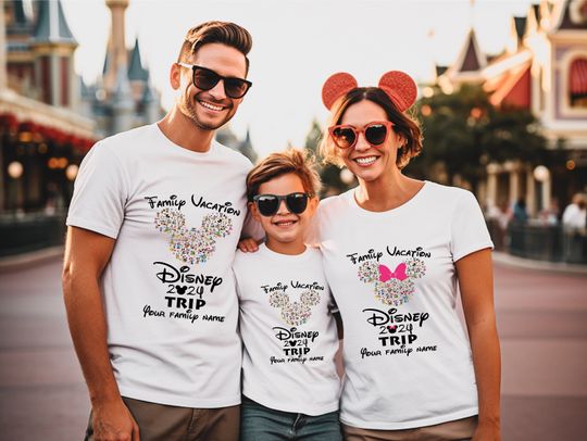 Custom Disney Family Matching Shirts | Cotton Soft and Comfortable Short Sleeve Shirt | Family Trip Outfit | Vacay Mode Shirt