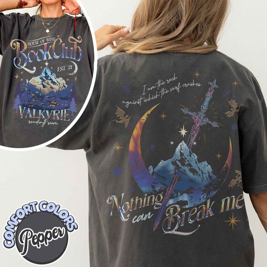 House Of Wind Book Club Cottton Tshirt, Sarah J Maas Shirt, Night Court Shirt, Acotar Velaris, Throne Of Glass Shirt, Book Club Gifts