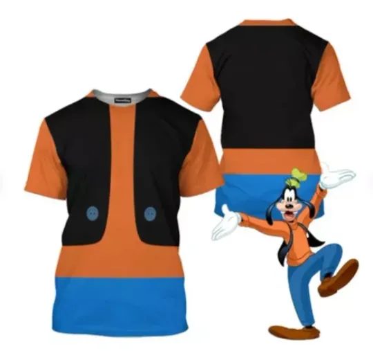Disney Goofy 3D Shirt, Halloween Costume For Family Group T Shirt