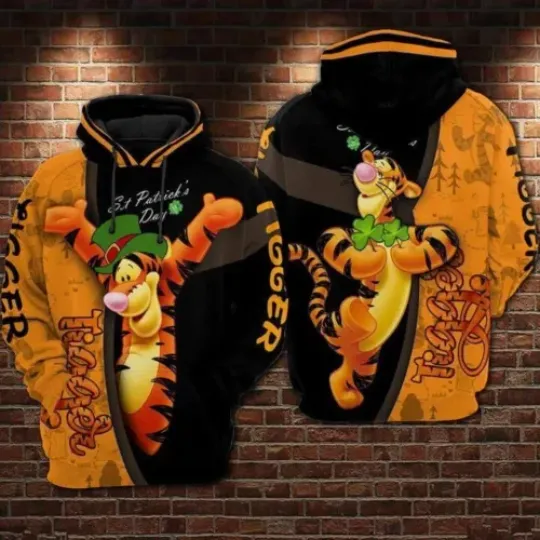 Winnie The Pooh Tiger Hoodie, Disney Tiger 3D Hoodie
