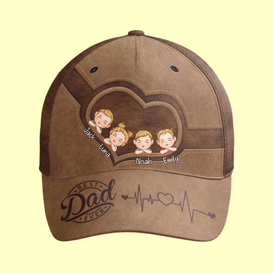 Personalized Name Classic CapBest Dad Ever Father's Day Gift, Gift for Father, Grandfather, Happy Father's day, Gifts for husband, Birthday