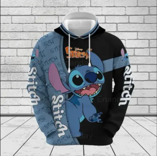 Stitch Disney 3D HOODIE Halloween Gift Christmas Gift