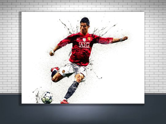 Cristiano Ronaldo Premium Matte Vertical Posters, Man Cave, Kids Room, Game Room, Bar