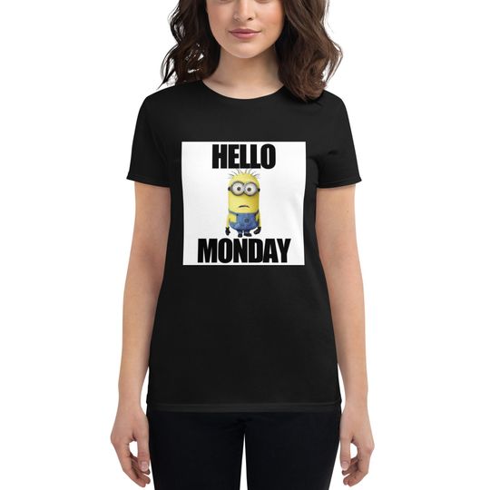 Minion Funny Cartoon Cotton Shirt, Comfortable Short Sleeve Sports Tee for Men, Women, Kids - Trending Street Fashion