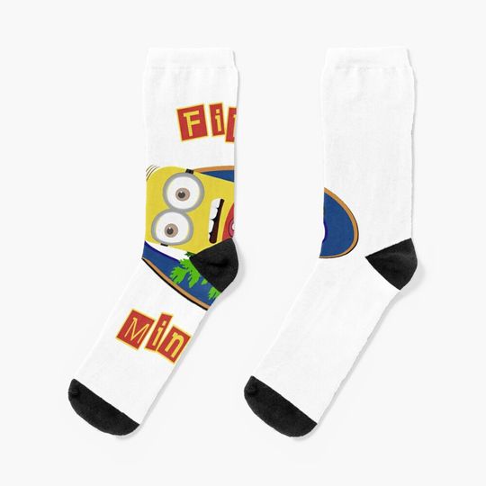Filet Minion ouch Socks, Comfortable Cotton Socks for Men, Women, kids, Trending Casual Style