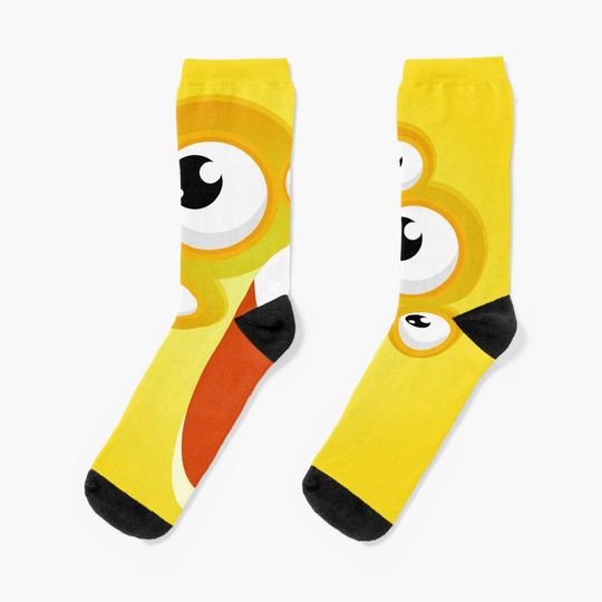 Yellow Minion Socks, Comfortable Cotton Socks for Men, Women, kids, Trending Casual Style
