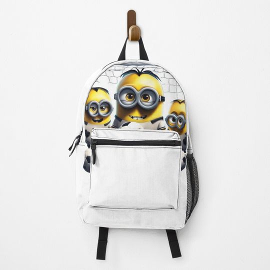 Minion Soccer Backpack, Cute Backpack for Women, Men, Kids, Trending Street Fashion