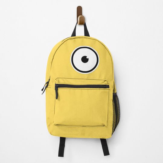 Minion smiley Backpack, Cute Backpack for Women, Men, Kids, Trending Street Fashion