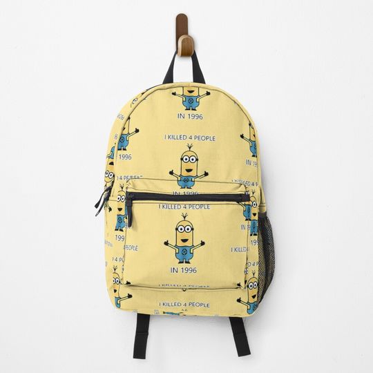 Minion Backpack, Cute Backpack for Women, Men, Kids, Trending Street Fashion