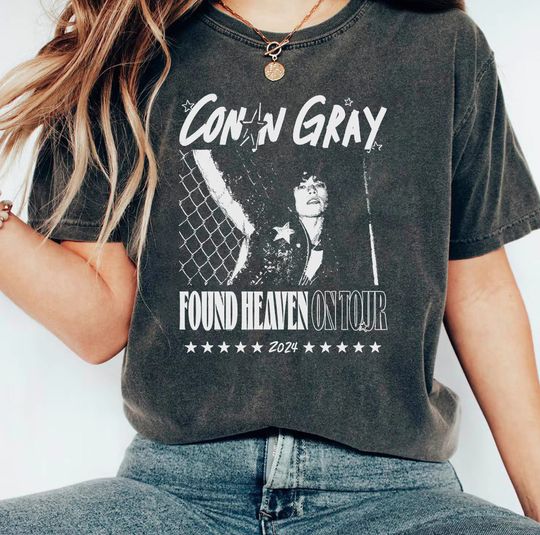Conan Gray Found Heaven On Tour 2024 Shirt, Conan Gray 2024 Concert Shirt, Found Heaven On 2024 Concert Tee, Conan Gray Fan Gifts