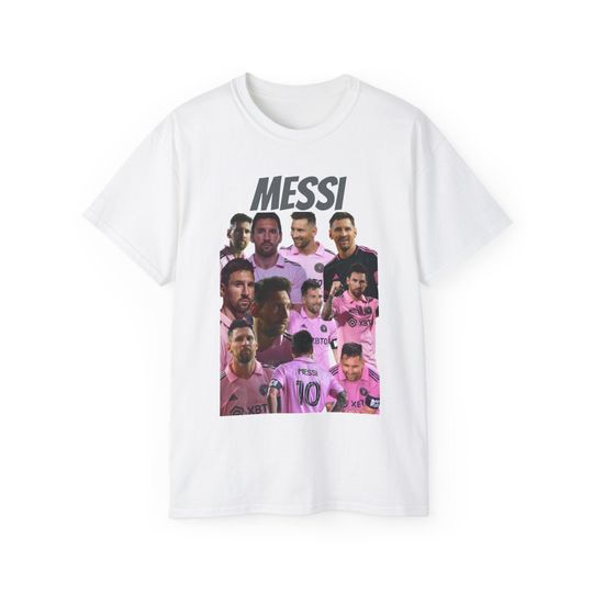 Lionel Messi T Shirt | MLS inter miami player sports fan football club soccer team unisex t-shirt | Comfortable Short Sleeve Cotton Tee | Gift For Soccer Lovers | Father's Day Gift