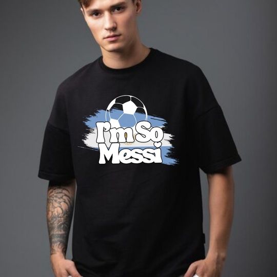 Miami Soccer - I'm So Messi T-Shirt | Comfortable Short Sleeve Cotton Tee | Gift For Soccer Lovers | Father's Day Gift