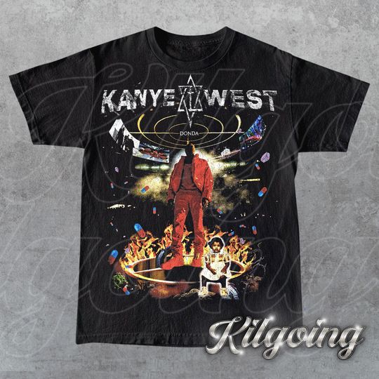 Limited Kanye West Donda Vintage 90s T-Shirt, Game Day Cotton Short Sleeve Tee, Gift For Woman and Man Unisex T-Shirt