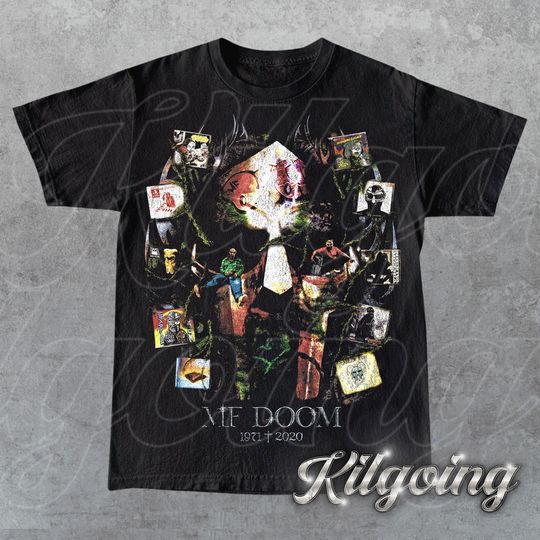 Limited MF Dooom Vintage 90s T-Shirt, Game Day Cotton Short Sleeve Tee, Gift For Woman and Man Unisex T-Shirt