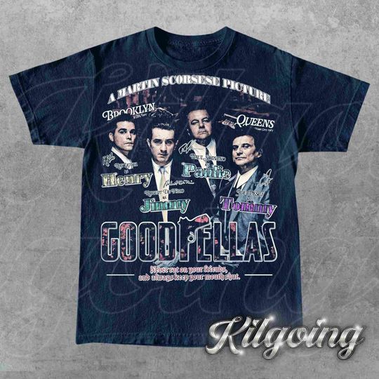 Limited Goodfellas Vintage 90s T-Shirt, Game Day Cotton Short Sleeve Tee, Gift For Woman and Man Unisex T-Shirt