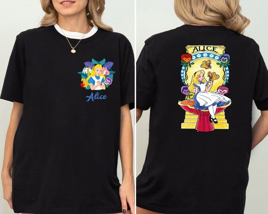 Custom Alice in Wonderland Shirt, Disney Princess Alice Shirt