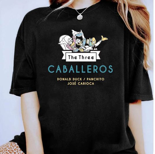 The Three Caballeros Jose Donald Duck Panchito T-shirt, Disney Cinco De Mayo Tee, Disney Vacation Shirt, Casual Cotton Couple Matching Shirt, Short Sleeve Shirt , Disney Men Clothing