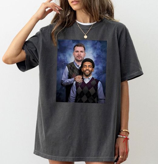 Funny Luka Doncic x Kyrie Irving Step Brothers Vintage Shirt, Dallas Basketball Funny Shirt, Basketball Playoff Shirt, Sports Fans Shirt, Basketball Shirt Gift For Fan