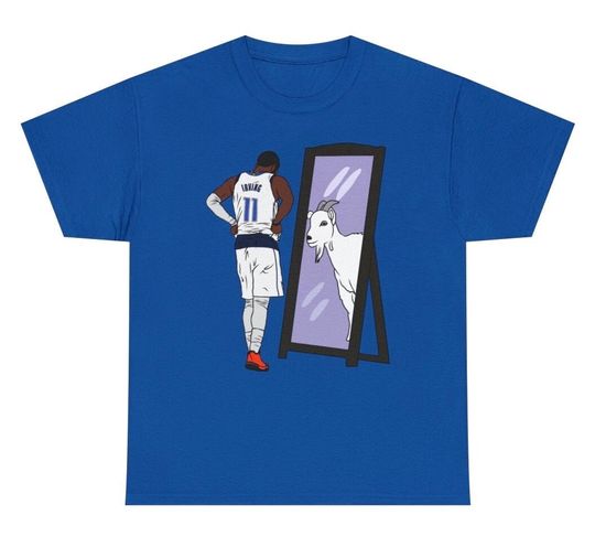 Kyrie Irving Mirror GOAT Dallas T-Shirt, Sports Fans Shirt, Kyrie Irving Signature Merch, Basketball Shirt Gift For Fan